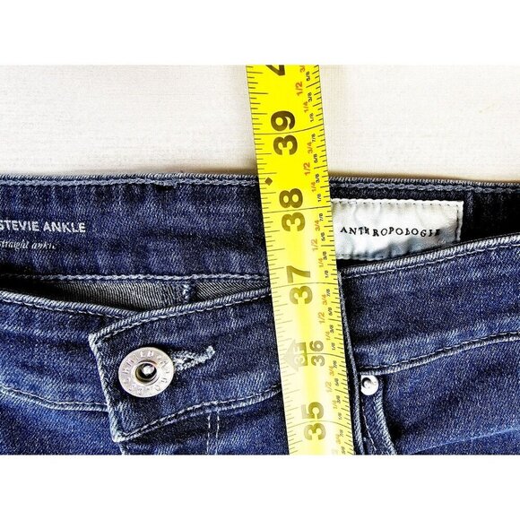 AG Adriano Goldschmied Anthropologie Size 27X29 Women The High Rise Stevie Ankle - Picture 6 of 12